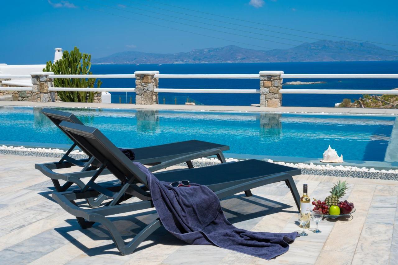 Villa Orion Mykonos - Blue Views Mykonos Villas Mykonos Town Exteriör bild