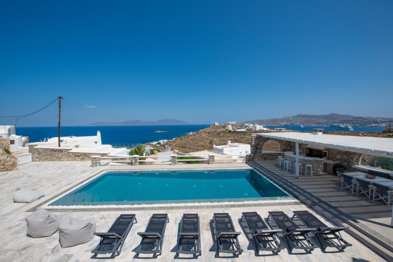 Villa Orion Mykonos - Blue Views Mykonos Villas Mykonos Town Exteriör bild