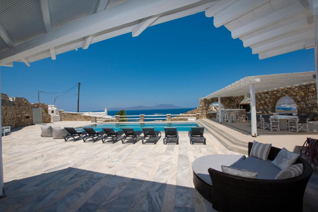 Villa Orion Mykonos - Blue Views Mykonos Villas Mykonos Town Exteriör bild