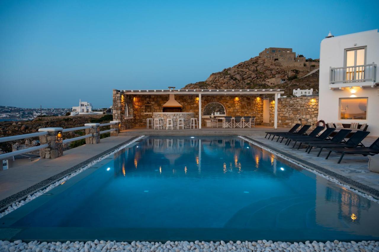 Villa Orion Mykonos - Blue Views Mykonos Villas Mykonos Town Exteriör bild