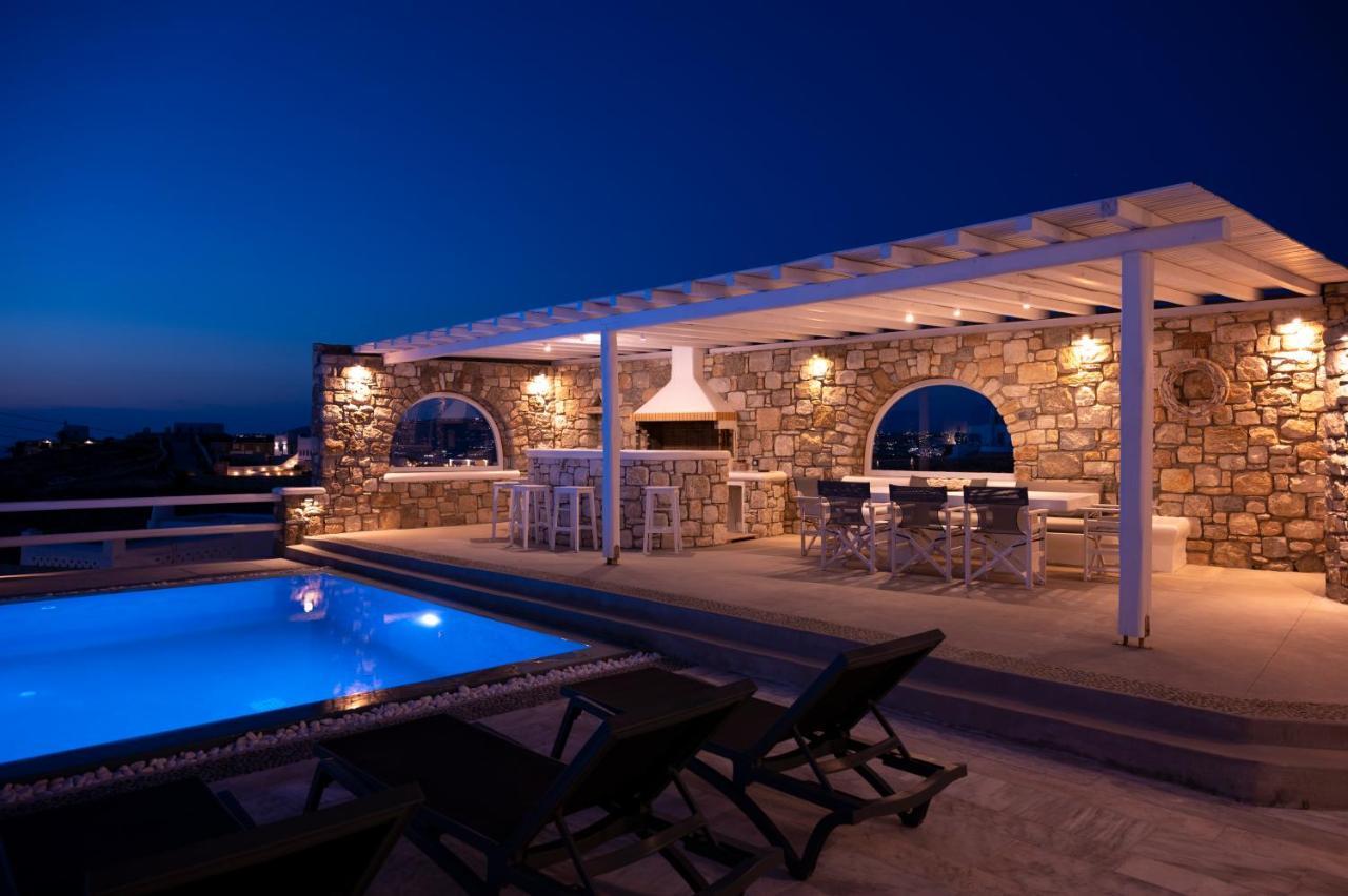 Villa Orion Mykonos - Blue Views Mykonos Villas Mykonos Town Exteriör bild