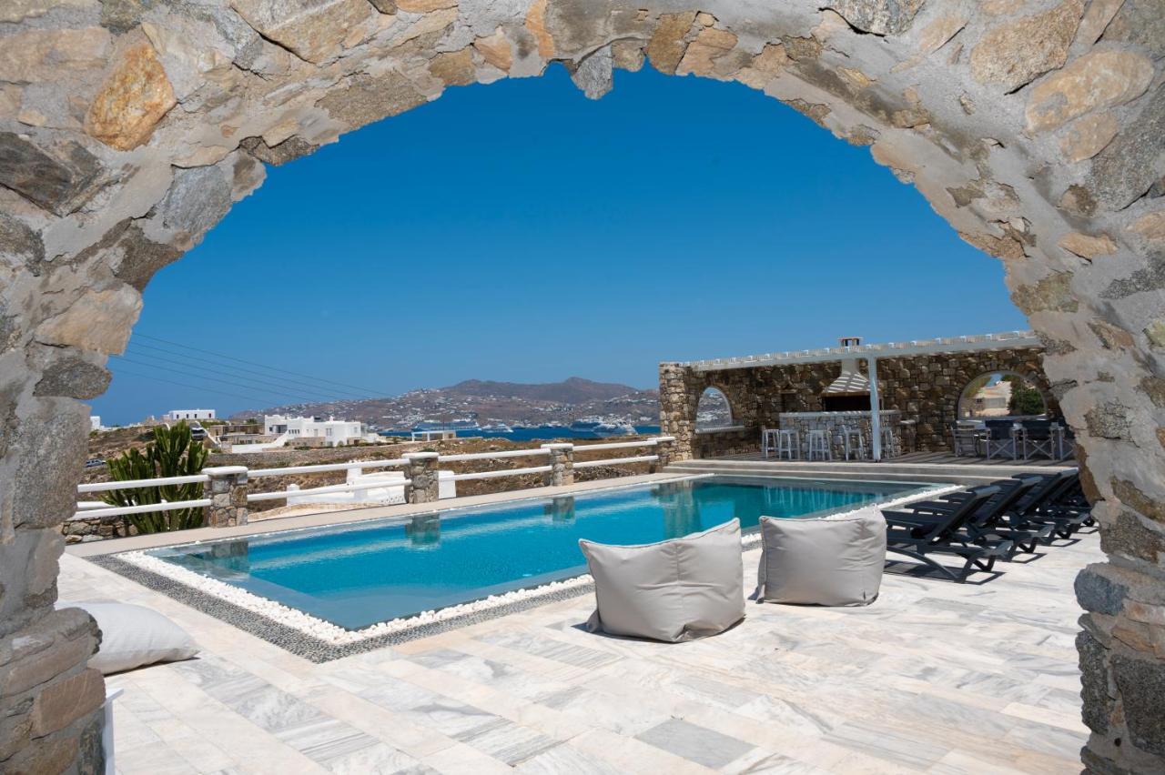 Villa Orion Mykonos - Blue Views Mykonos Villas Mykonos Town Exteriör bild